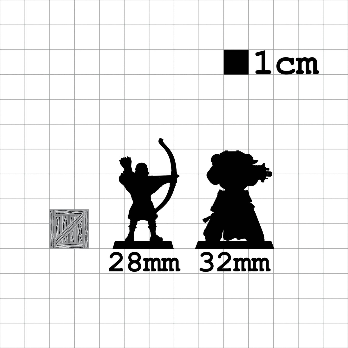 Tabletop Terrain Kisten x12 | 28mm Fantasy Scenery für DnD, RPG und Wargaming