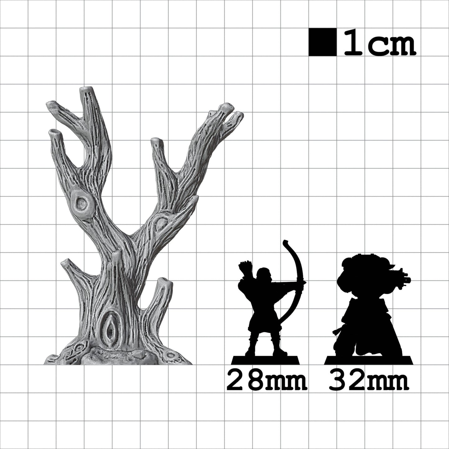 Tabletop Terrain Baum | 28mm Fantasy Scenery für DnD, RPG und Wargaming