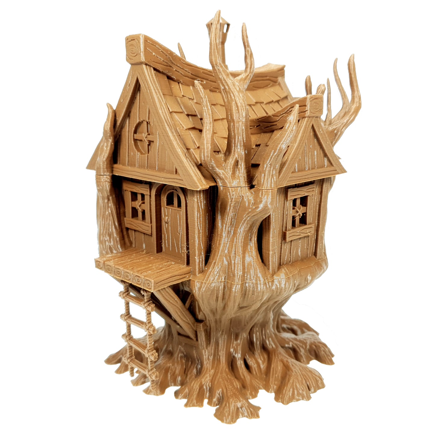 Tabletop Terrain Baumhaus | 28mm Fantasy Scenery für DnD, RPG und Wargaming