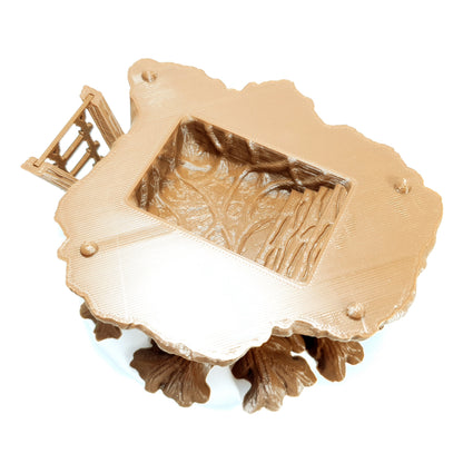 Tabletop Terrain Baumhaus | 28mm Fantasy Scenery für DnD, RPG und Wargaming