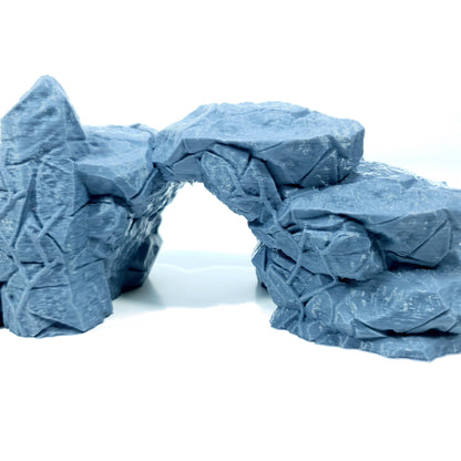 Tabletop Terrain Fels Brücke | 28mm Fantasy Scenery für DnD, RPG und Wargaming