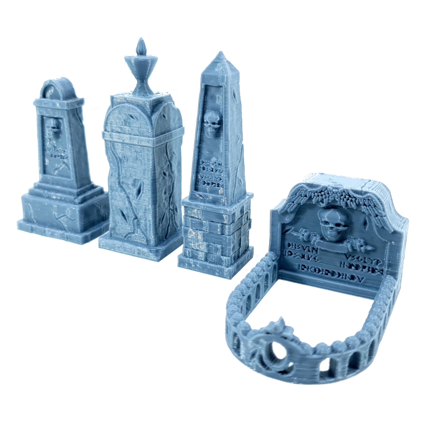 Tabletop Terrain Friedhof Set | 28mm Fantasy Scenery für DnD, RPG und Wargaming