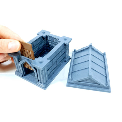 Tabletop Terrain Mausoleum | 28mm Fantasy Scenery für DnD, RPG und Wargaming