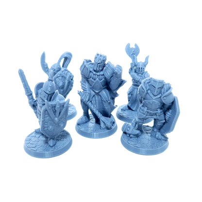 Tabletop Terrain Dunkle Krieger | 28mm Fantasy Scenery für DnD, RPG und Wargaming