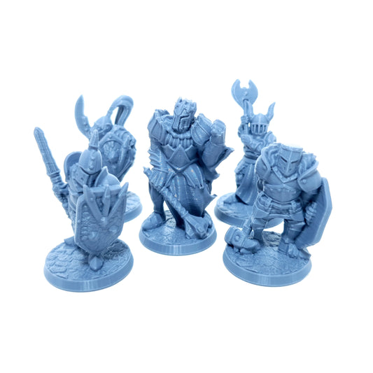 Tabletop Terrain Dunkle Krieger | 28mm Fantasy Scenery für DnD, RPG und Wargaming