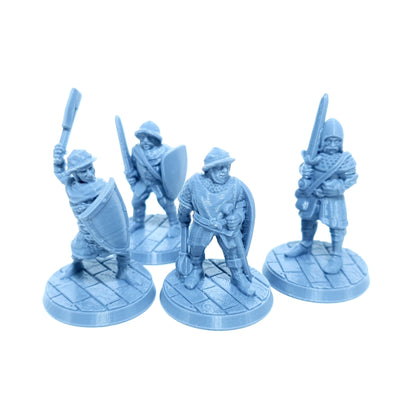 Tabletop Terrain Ritter Armee | 28mm Fantasy Scenery für DnD, RPG und Wargaming