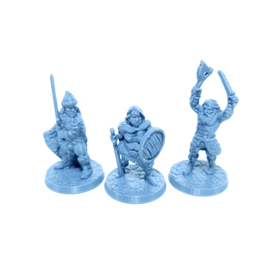 Tabletop Terrain Barbaren | 28mm Fantasy Scenery für DnD, RPG und Wargaming