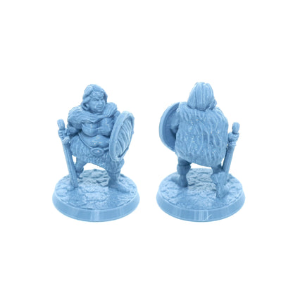 Tabletop Terrain Barbaren | 28mm Fantasy Scenery für DnD, RPG und Wargaming