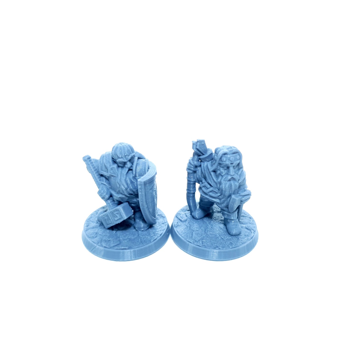 Tabletop Terrain Zwerg Krieger Set 2 | 28mm Fantasy Scenery für DnD, RPG und Wargaming