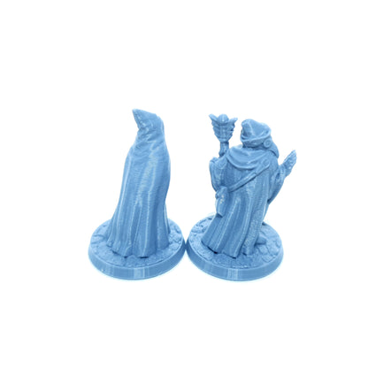 Tabletop Terrain Dorfbewohner Set 2 | 28mm Fantasy Scenery für DnD, RPG und Wargaming