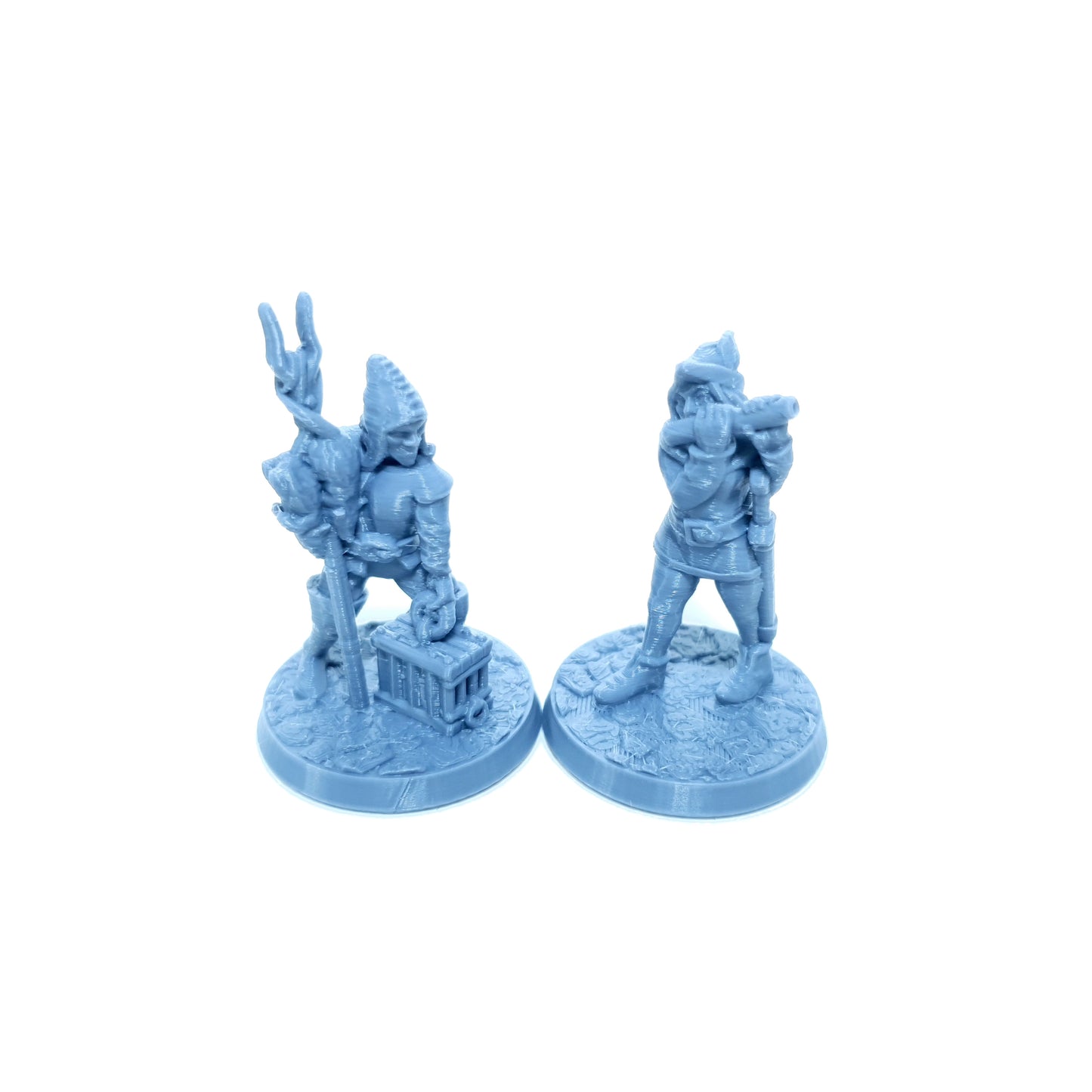 Tabletop Terrain Dorfbewohner Set 2 | 28mm Fantasy Scenery für DnD, RPG und Wargaming