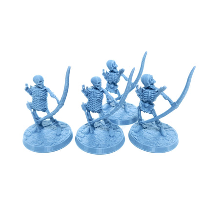 Tabletop Terrain Skelett Bogenschützen | 28mm Fantasy Scenery für DnD, RPG und Wargaming