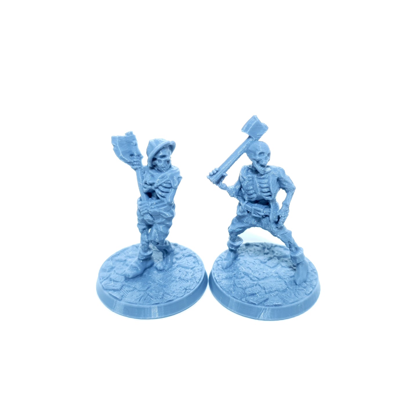 Tabletop Terrain Skelette mit Axt | 28mm Fantasy Scenery für DnD, RPG und Wargaming