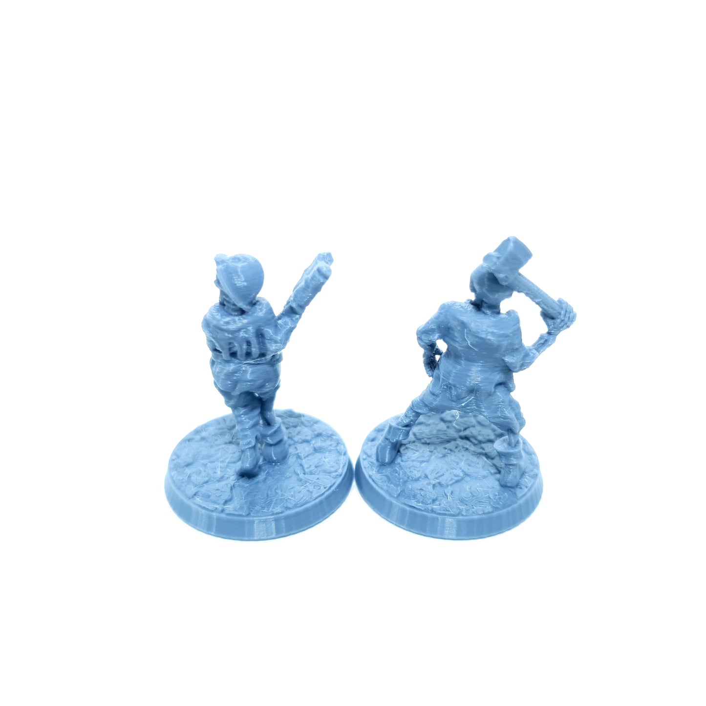 Tabletop Terrain Skelette mit Axt | 28mm Fantasy Scenery für DnD, RPG und Wargaming