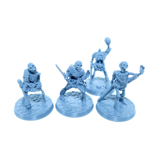 Tabletop Terrain Skelett Krieger | 28mm Fantasy Scenery für DnD, RPG und Wargaming