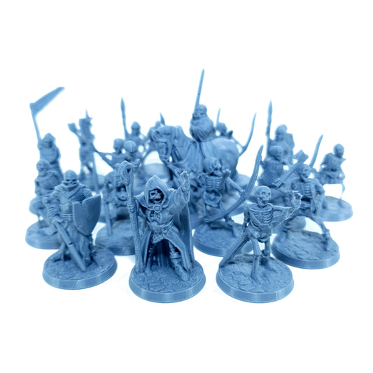 Tabletop Terrain Skelett Armee | 28mm Fantasy Scenery für DnD, RPG und Wargaming