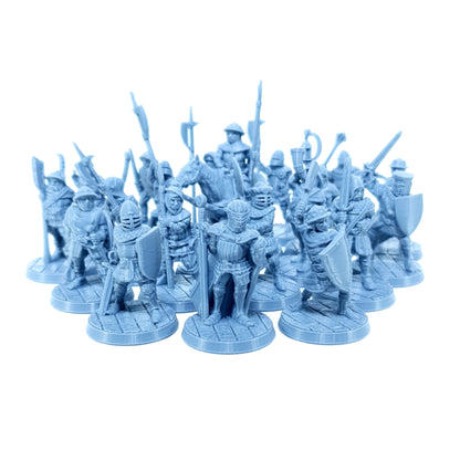 Tabletop Terrain Ritter Armee | 28mm Fantasy Scenery für DnD, RPG und Wargaming