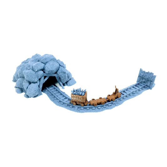 Tabletop Terrain Bergwerk Mine | 28mm Fantasy Scenery für DnD, RPG und Wargaming