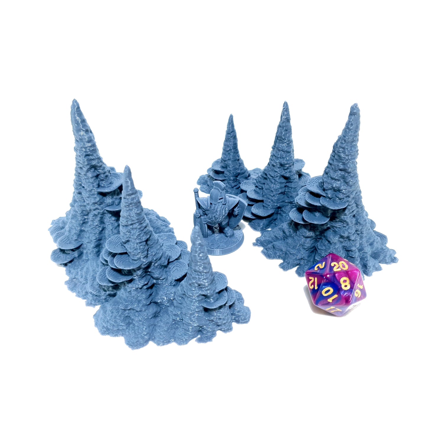 Tabletop Terrain Stalagmit x2 | 28mm Fantasy Scenery für DnD, RPG und Wargaming