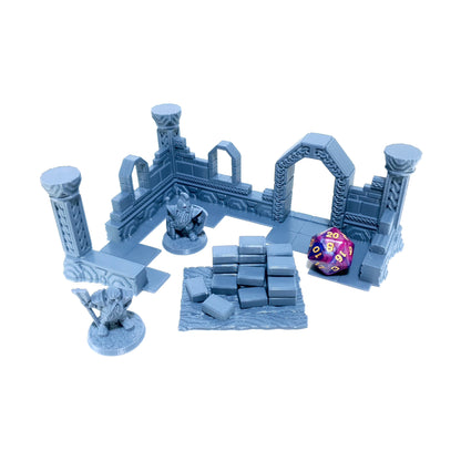Tabletop Terrain Zwergenhaus im Bau | 28mm Fantasy Scenery für DnD, RPG und Wargaming