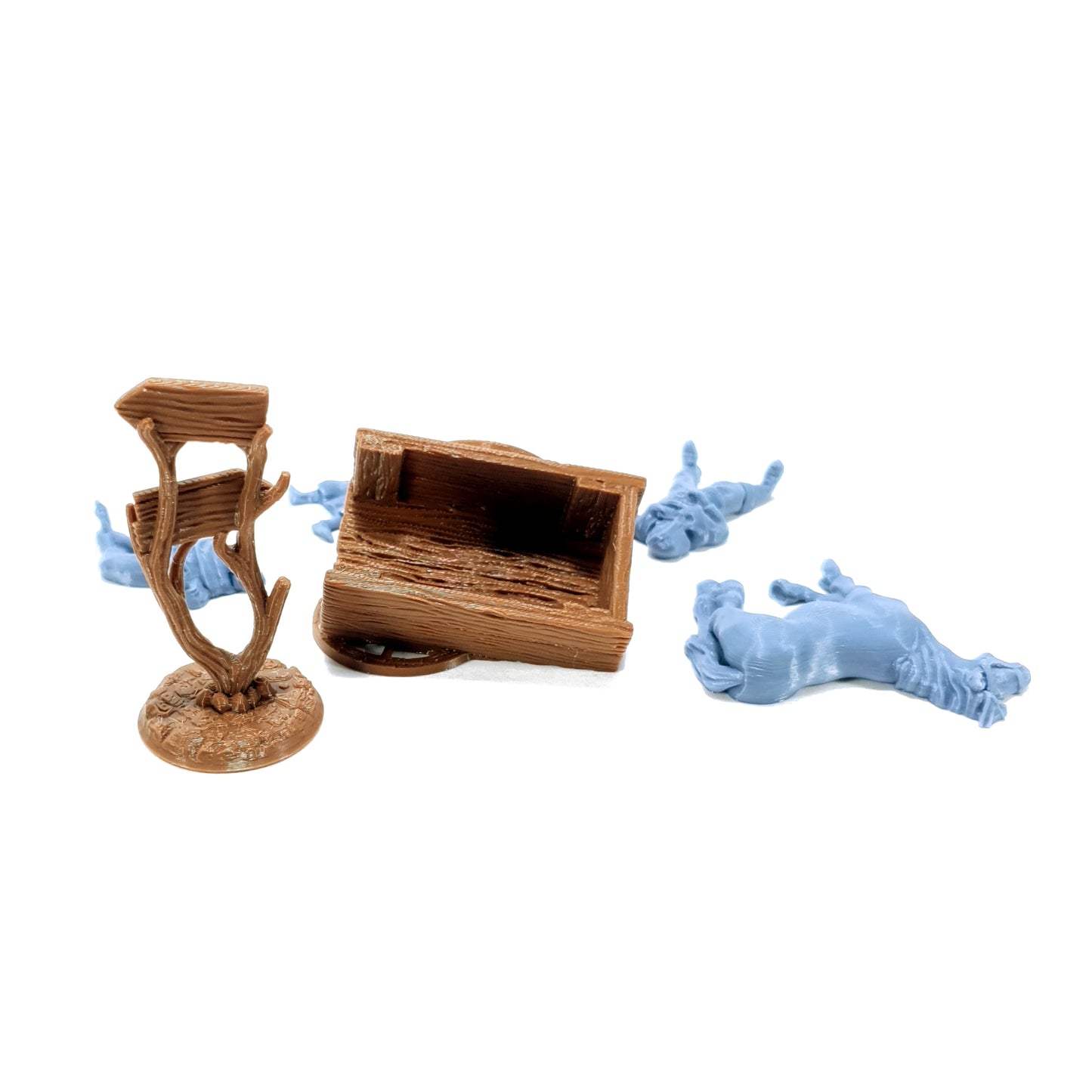 Tabletop Terrain Leichen | 28mm Fantasy Scenery für DnD, RPG und Wargaming