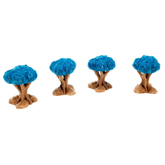 Tabletop Terrain Busch x4 | 28mm Fantasy Scenery für DnD, RPG und Wargaming