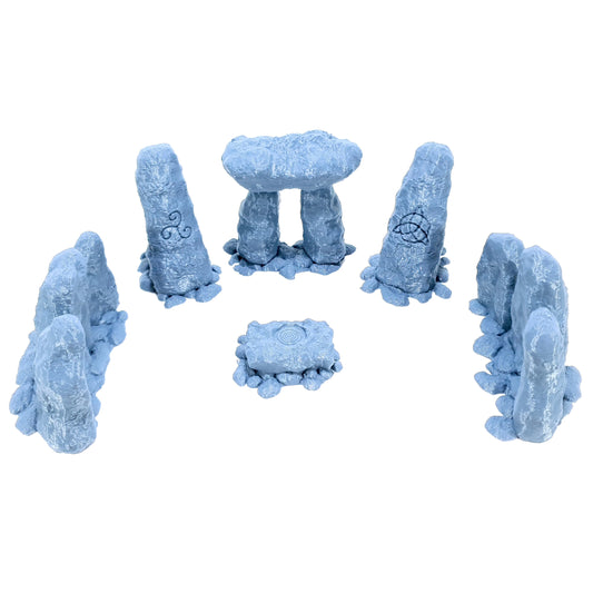 Tabletop Terrain Runen Zirkel | 28mm Fantasy Scenery für DnD, RPG und Wargaming