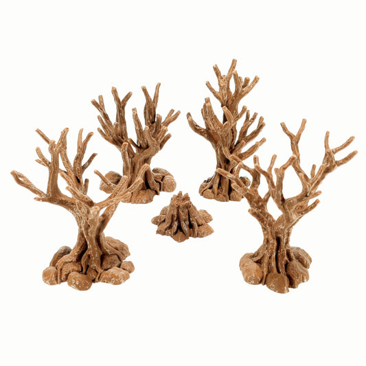 Tabletop Terrain Bäume | 28mm Fantasy Scenery für DnD, RPG und Wargaming