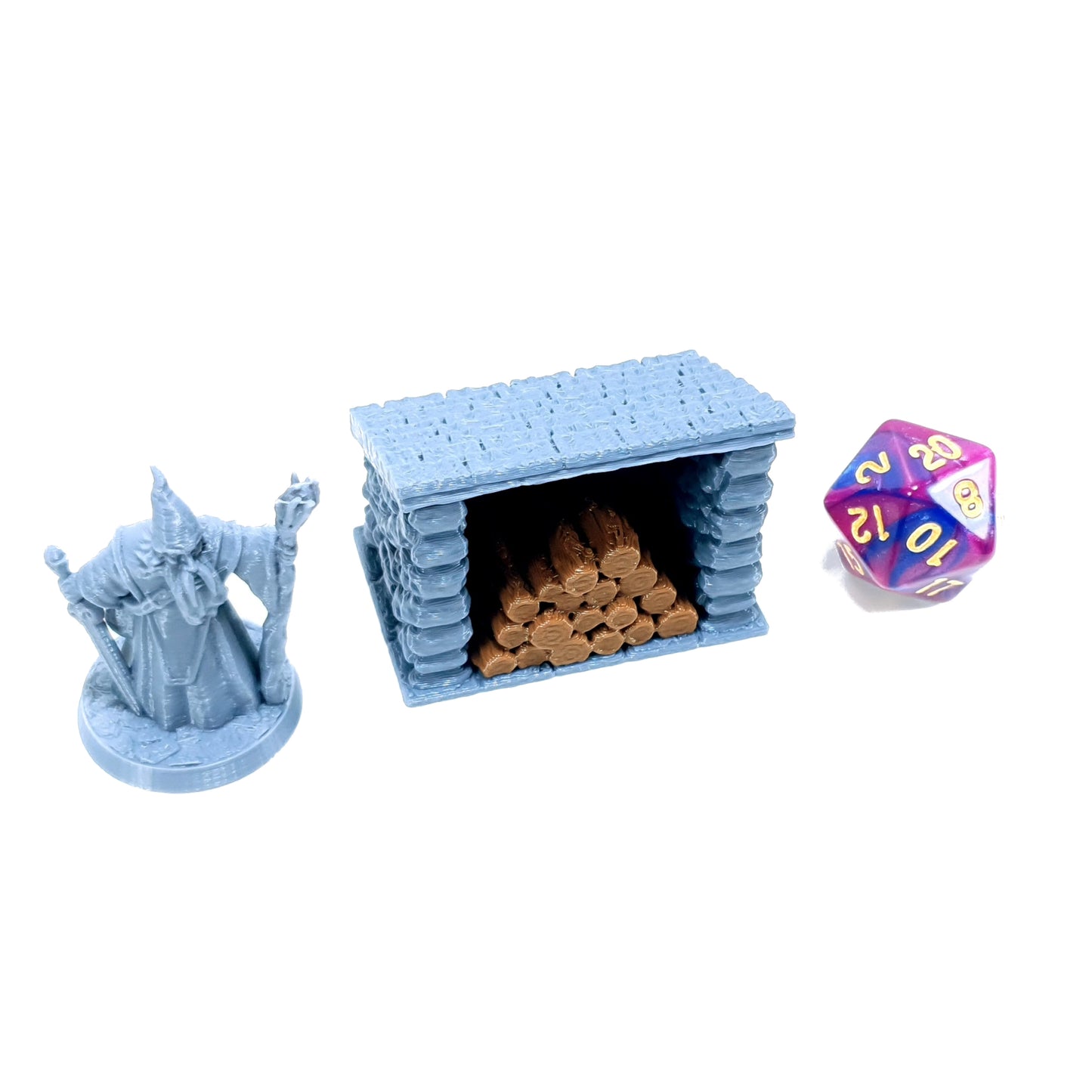 Tabletop Terrain Holz Unterstand | 28mm Fantasy Scenery für DnD, RPG und Wargaming