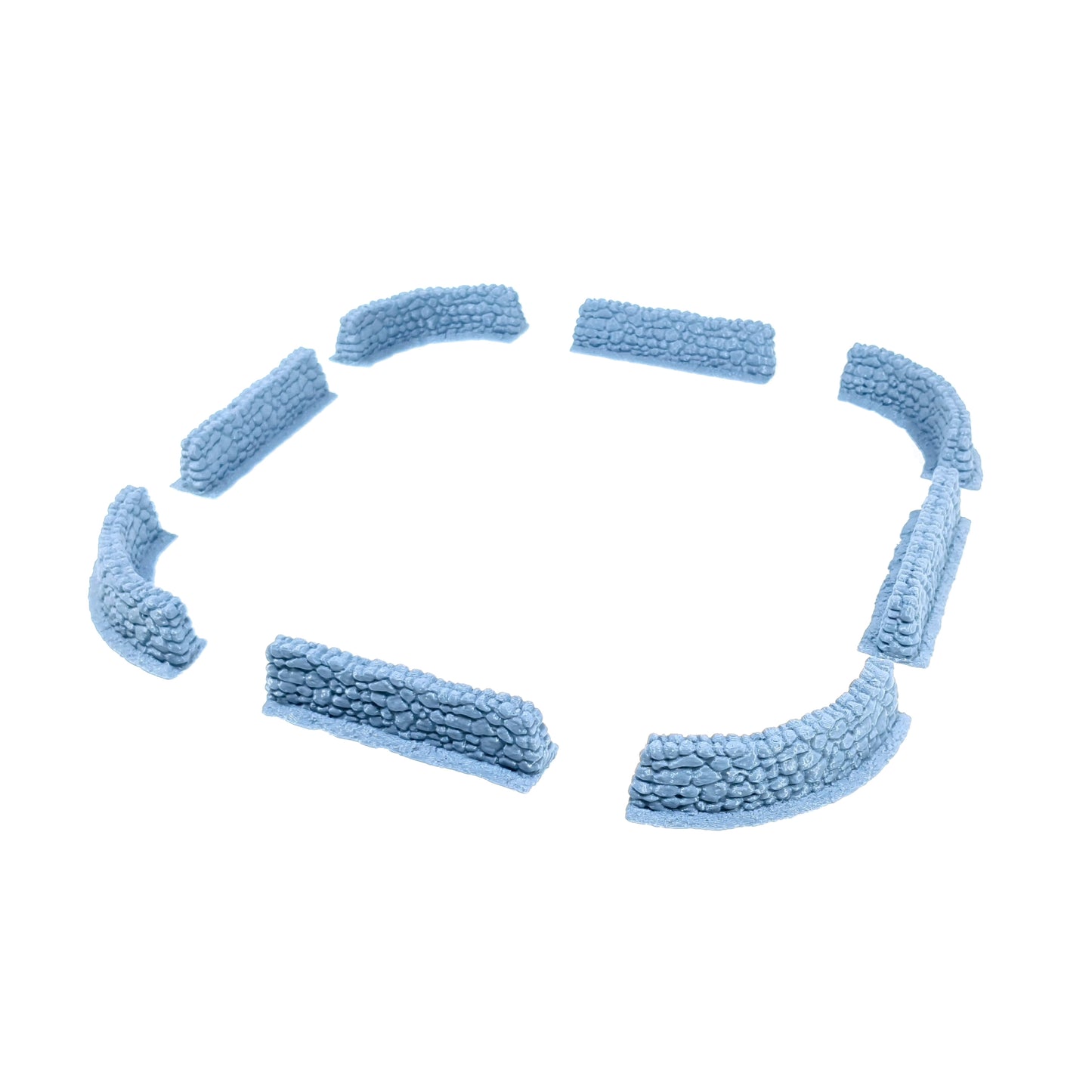 Tabletop Terrain Mauern | 28mm Fantasy Scenery für DnD, RPG und Wargaming
