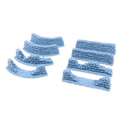 Tabletop Terrain Mauer Ruinen | 28mm Fantasy Scenery für DnD, RPG und Wargaming
