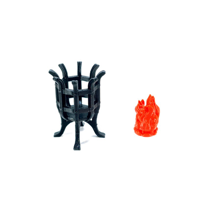 Tabletop Terrain Feuerkelch x12 | 28mm Fantasy Scenery für DnD, RPG und Wargaming