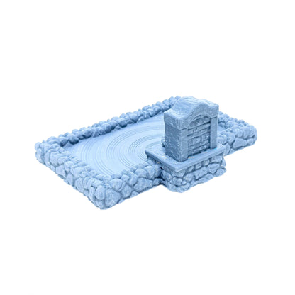 Tabletop Terrain Brunnen | 28mm Fantasy Scenery für DnD, RPG und Wargaming
