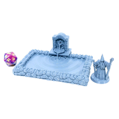 Tabletop Terrain Brunnen | 28mm Fantasy Scenery für DnD, RPG und Wargaming