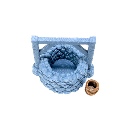 Tabletop Terrain Brunnen | 28mm Fantasy Scenery für DnD, RPG und Wargaming