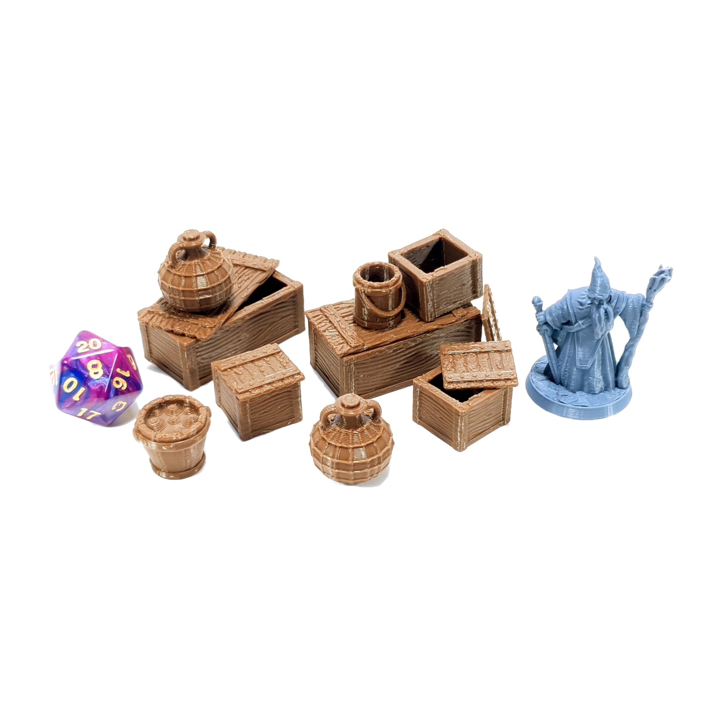 Tabletop Terrain Scatter Terrain | 28mm Fantasy Scenery für DnD, RPG und Wargaming