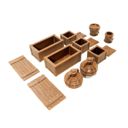 Tabletop Terrain Scatter Terrain | 28mm Fantasy Scenery für DnD, RPG und Wargaming