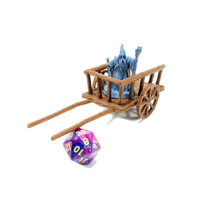 Tabletop Terrain Karren | 28mm Fantasy Scenery für DnD, RPG und Wargaming