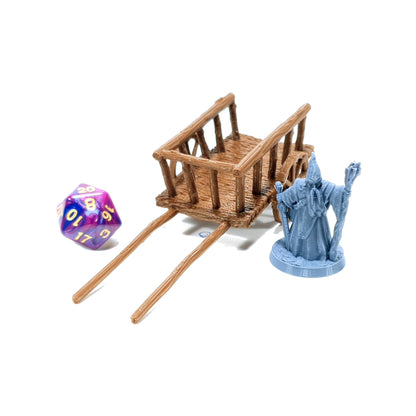 Tabletop Terrain Karren | 28mm Fantasy Scenery für DnD, RPG und Wargaming