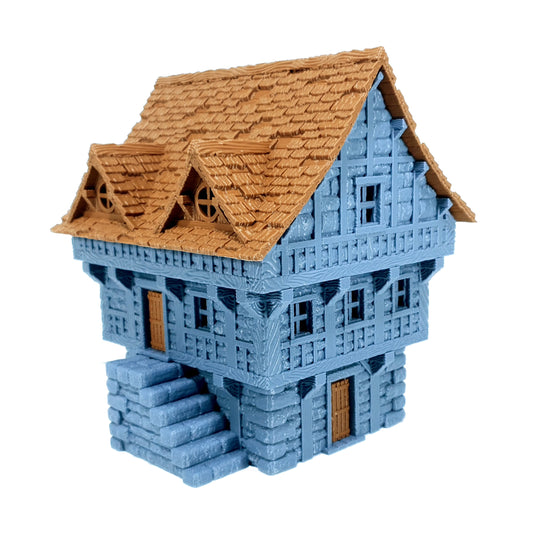 Tabletop Terrain Dorf Haus 5 | 28mm Fantasy Scenery für DnD, RPG und Wargaming