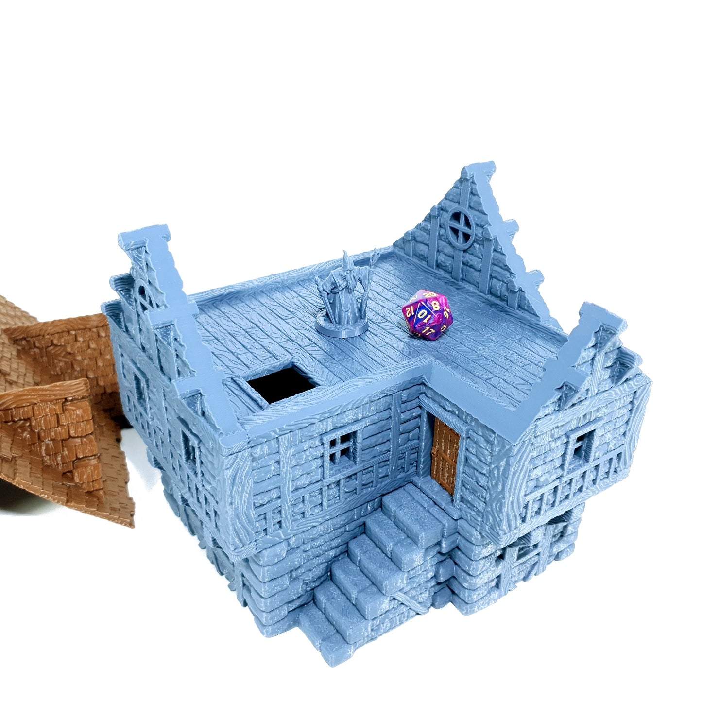 Tabletop Terrain Dorf Haus 4 | 28mm Fantasy Scenery für DnD, RPG und Wargaming