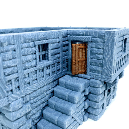 Tabletop Terrain Dorf Haus 4 | 28mm Fantasy Scenery für DnD, RPG und Wargaming