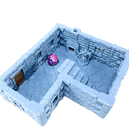 Tabletop Terrain Dorf Haus 2 | 28mm Fantasy Scenery für DnD, RPG und Wargaming