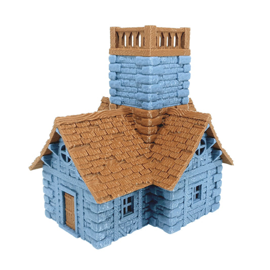 Tabletop Terrain Dorf Haus 6 | 28mm Fantasy Scenery für DnD, RPG und Wargaming
