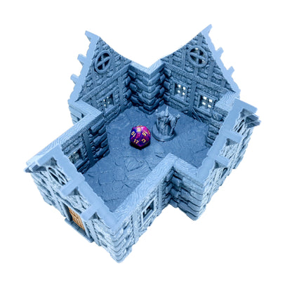 Tabletop Terrain Dorf Haus 7 | 28mm Fantasy Scenery für DnD, RPG und Wargaming