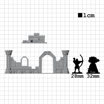 Tabletop Terrain Zwergenhaus im Bau | 28mm Fantasy Scenery für DnD, RPG und Wargaming