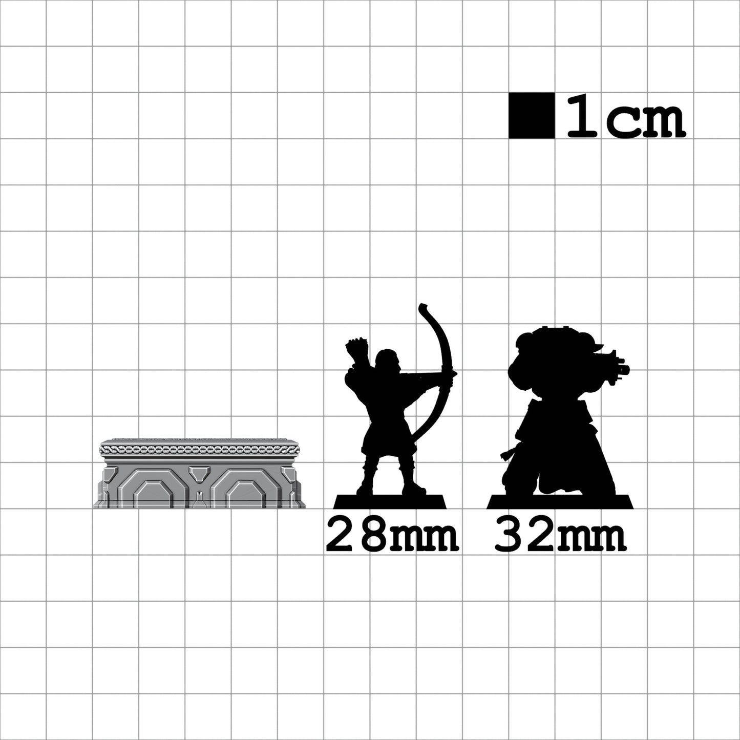 Tabletop Terrain Altar | 28mm Fantasy Scenery für DnD, RPG und Wargaming