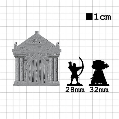 Tabletop Terrain Mausoleum | 28mm Fantasy Scenery für DnD, RPG und Wargaming