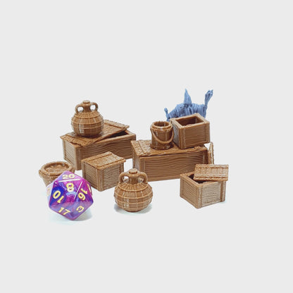 Tabletop Terrain Scatter Terrain | 28mm Fantasy Scenery für DnD, RPG und Wargaming