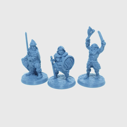 Tabletop Terrain Barbaren | 28mm Fantasy Scenery für DnD, RPG und Wargaming